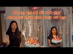 Buổi hẹn hò của ba mẹ và  buổi tiệc sinh nhật của Aimee, gian bếp ngổn ngang khi về tới nhà, Mai le