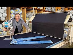 Como é FABRICADA a CALÇA JEANS #Boravê