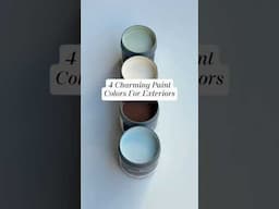 4 Charming Paint Colors for Exteriors | #BenjaminMoore