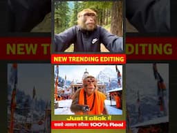 100% Free 🤩🔥Monkey AI Vlog Video Kaise Banaye ? AI Animal Video Kaise Banaye | AI Video Editing
