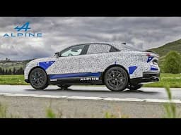 Alpine A390 fastback wet track test