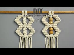 2 Type Macrame Geometric Pattern | Macrame Pattern Tutorial