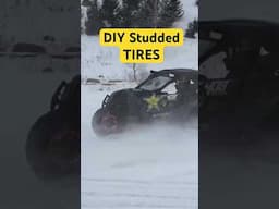 I Made DIY Studded Tires For My SXS