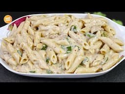 White Sauce Pasta,Easy and Simple Pasta Recipes by Samina Food Story