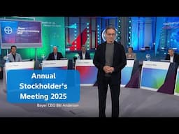 Speech by Bayer CEO Bill Anderson from the Annual General Meeting 2025