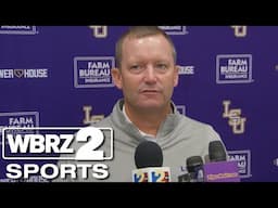 LSU head coach Jay Johnson on the Tigers' road matchup against Texas A&M this weekend