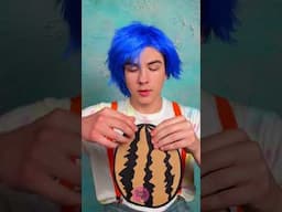 How to Eat Your Cardboard Fruits 🍉 #crazy #funny #comedy
