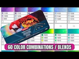 60 Derwent Chromaflow Colored Pencil Combinations # 1-60|  Free Download
