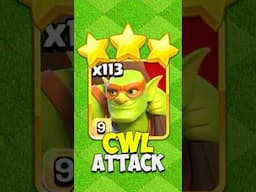 113 Sneaky Goblins TRIPLED in CWL!!