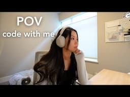 cozy productive vlog | personal website update, swe interview tip, my software & productivity tools