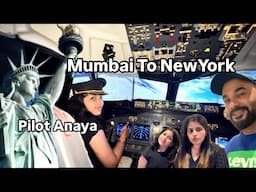 आज सुट्टीचा पहिला दिवस आणि अनाया उडवणार #newyork मध्ये #aeroplane