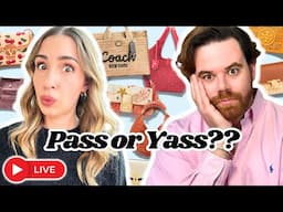 LIVE: PASS or YASS?? 🤔 SPRING 2025 BAGS w/CALEB SNELL!