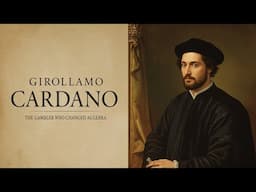 Girolamo Cardano: The Gambler Who Changed Algebra! (1501–1576)