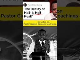 The Reality of Hell by @pastorgideonboatengTeachings