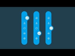 Sidebar Tab Navigation Menu using CSS & Javascript | CSS Curve Outside