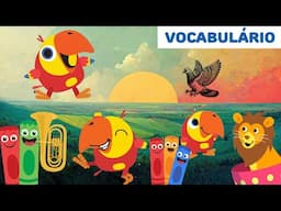 Vídeos Educativos | Desenho educativo 2 anos | Aprenda vocabulário com Larry | Primeira Universidade