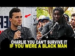 Charlie Kirk LOSES IT AT 'Pro Black' Indoctrinated Student In "Racist DEl Policy"Debate