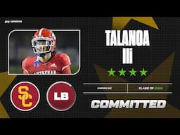 WATCH: 4-star LB Talanoa Ili Commits to the USC Trojans | No. 54 Overall Prospect