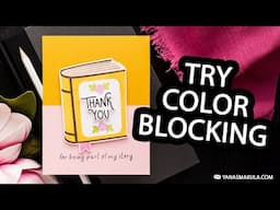Color Blocked Book Cards You’ll Love!