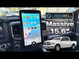 Huge Radio For The 4th Gen Ram 1500 (13-18) | Linkswell T-Style XL 15.6"