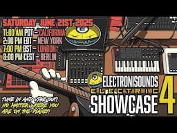 Electric Showcase #4 - A Worldwide Link-Up of Live Electronic Artists!