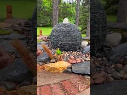 Entryway upgrade complete 💧 Hear it from the porch and living room 🏡✨ #WaterFeature #aquascape
