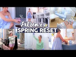 EXTREME SPRING RESET 2025 | Whole-House Clean, Flowers & Fresh Decor