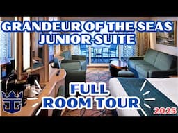 Junior SUITE On The GRANDEUR Of The Seas - FULL Room Tour | Room 8054 - Narrated With Needed Info!