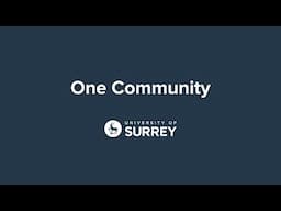 One Community | University of Surrey