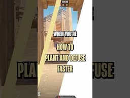 PLANT FASTER, defuse quicker, and find bomb in the smoke #counterstrike #csgo #gaming #cs2