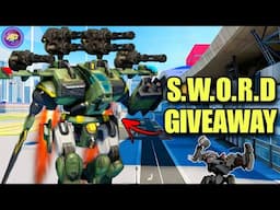 🔥 S.W.O.R.D ROBOT ⚔️ GIVEAWAY ONLY SWORD NO WEAPONS! GAMEPLAY || WAR ROBOTS WR ||