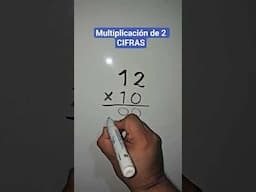 MULTIPLICACIÓN de 2 CIFRAS  #multiplicaciones #matematicas #aprender #multiplicacion #cifras #2