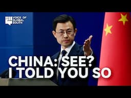 China's Comment on Trump's Chickening Out