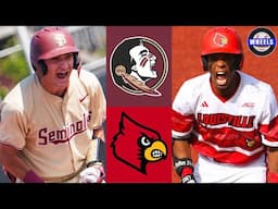 #4 Florida State vs #19 Louisville (Rubber Match) | 2025 College Baseball Highlights