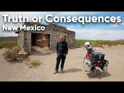 Motorcycle Travel to a Strange Rock House in the Desert | Riding Solo in New Mexico Episode 2