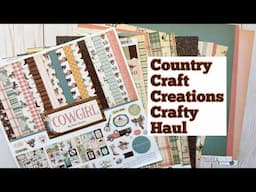 CRAFTY HAUL: Country Craft Creations | Carta Bella Cowgirl Collection
