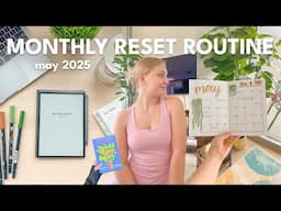 MAY MONTHLY RESET 🎀 cleaning, goal setting, april reflection, journaling | Charlotte Pratt