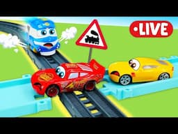 LIVE 🔴Flash McQueen et ses amis | Les aventures de voitures pour enfants