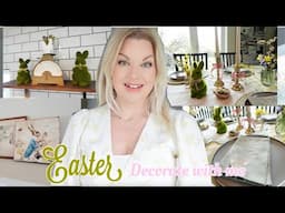 VLOG #128 | Decorate for Easter | Easter tablescape!