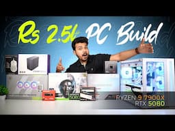 Rs 2.5 Lakh Ultimate Gaming & Streaming PC Build with Ryzen 9 7900X & RTX 5080 in 2025 🔥