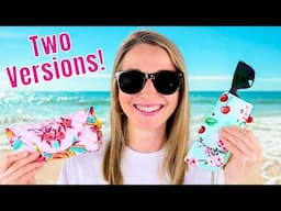 Sunglasses Case Sewn TWO ways!