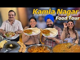 Top 5 Street Food of Kamla nagar with @SadiGaddi 😍BreadPakode, Dhokla Chaat, kathi kabab