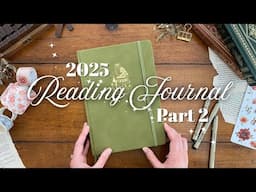 2025 Reading Journal Set Up PART 2!🌼✨ More creative book spread ideas