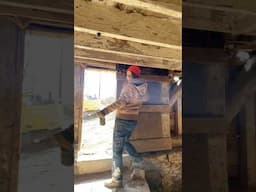 Reclaiming a 150 year old timber frame barn to build our straw bale house! #timberframe #housebuild