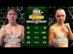Shawn Lunsford vs Dave Dunagan | MCF 28