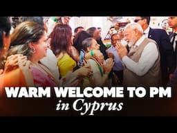 LIVE: PM Modi arrives to a warm welcome in Cyprus
