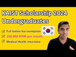 Fully Funded Undergraduate Scholarship in South Korea 2024