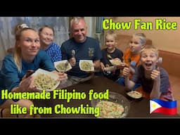 We Made Chowking food in Russia - family dinner with Filipino Chao Fan Rice!