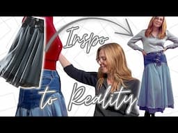 Taking inspo from fast fashion, but making it myself!