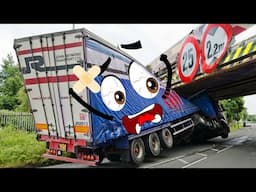 Monster Trucks vs Bridge | Doodle Driving Fails on Dangerous Road | Woa Doodland